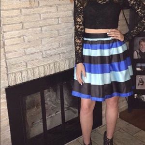 2 pc black lace Party dress